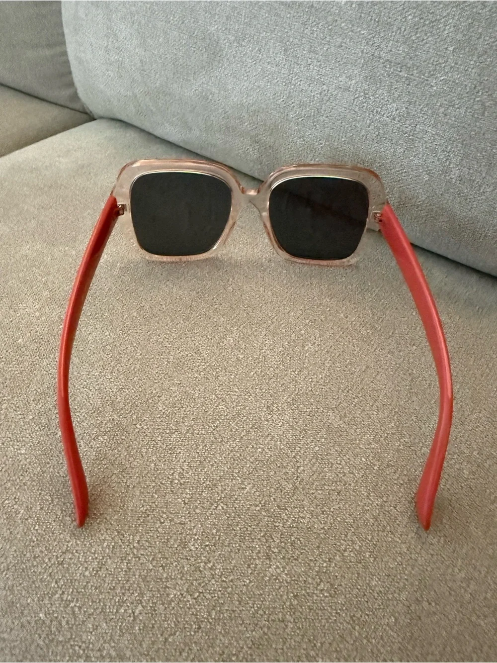Retro Oversized Women's Sunglasses - Pink Gradient